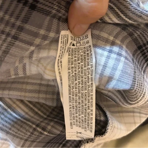 Chic Plaid Shirt Dress - Picture 5 of 5